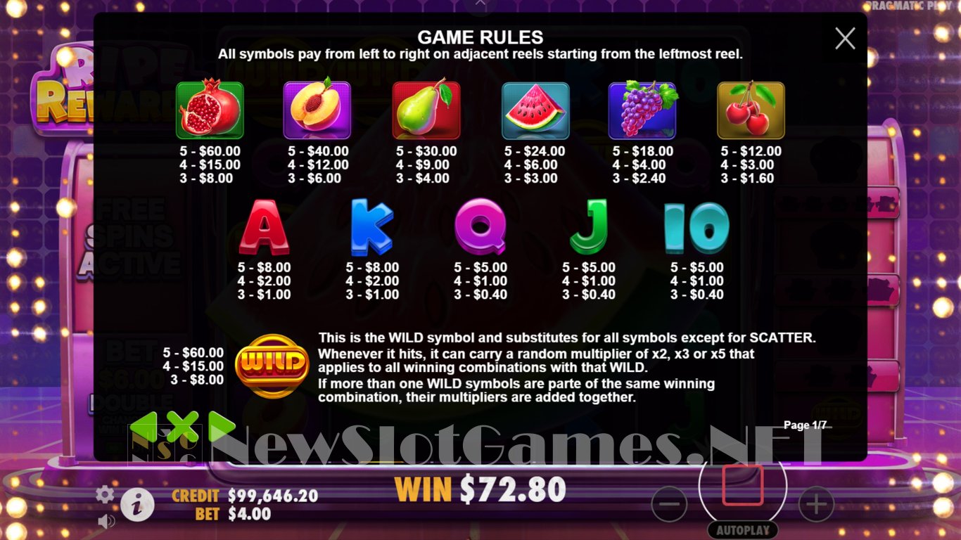 Ripe Rewards Slot Slot Image in Demo - pic. 10