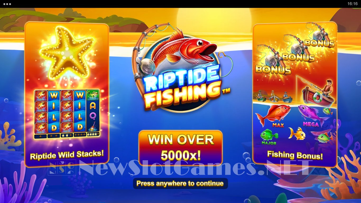 Riptide Fishing Slot Demo Image