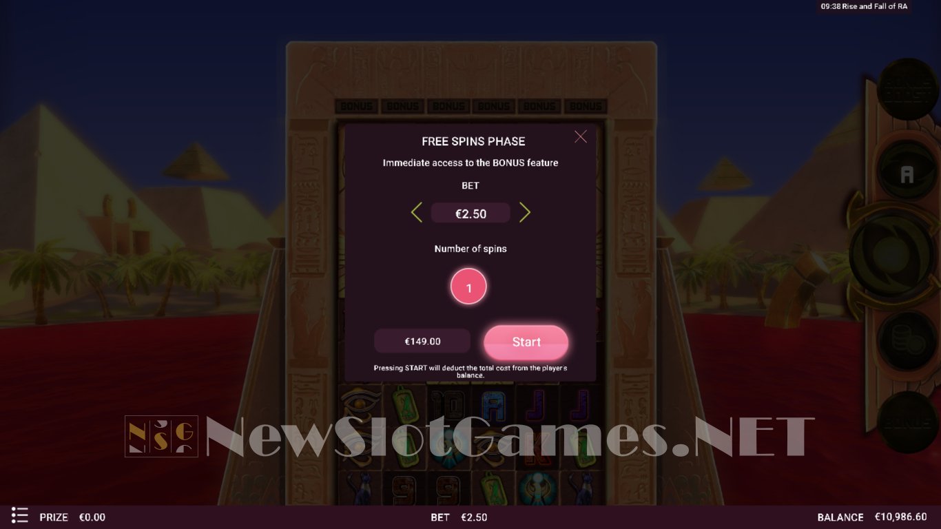 Rise and Fall of Ra Slot Slot Image in Demo - pic. 5