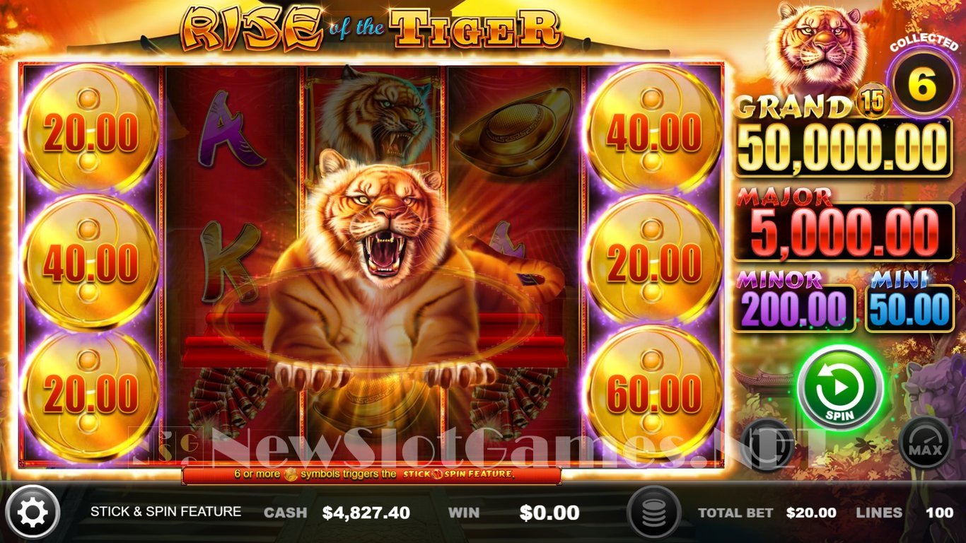 Rise of the Tiger Slot Slot Image in Demo - pic. 3