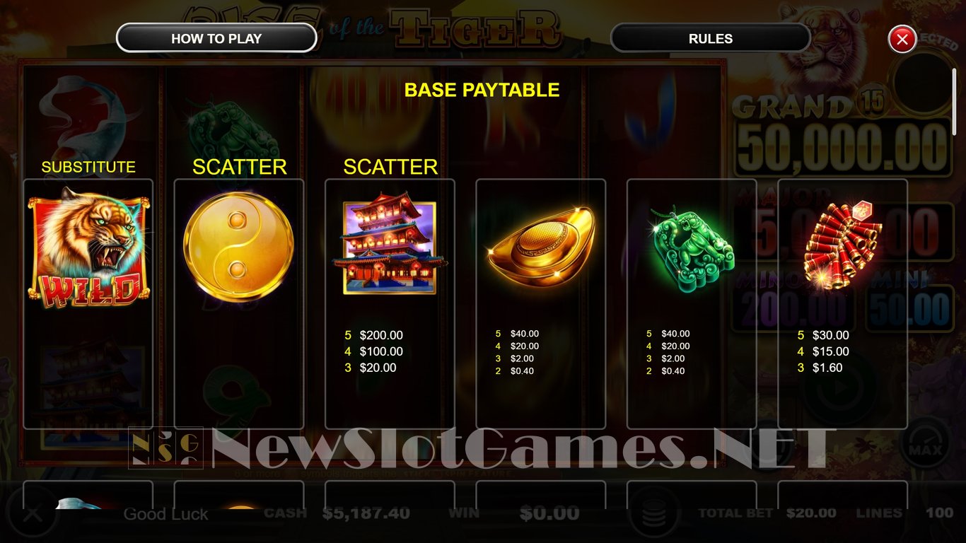 Rise of the Tiger Slot Slot Image in Demo - pic. 8