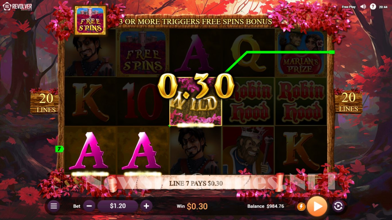 Robin Hood Valentine Slot Slot Image in Demo - pic. 4