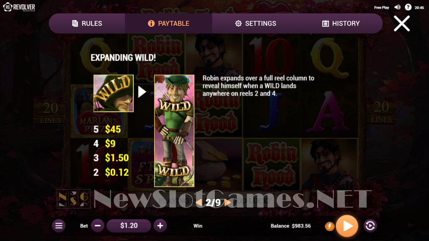 Robin Hood Valentine Slot Slot Image in Demo - pic. 7