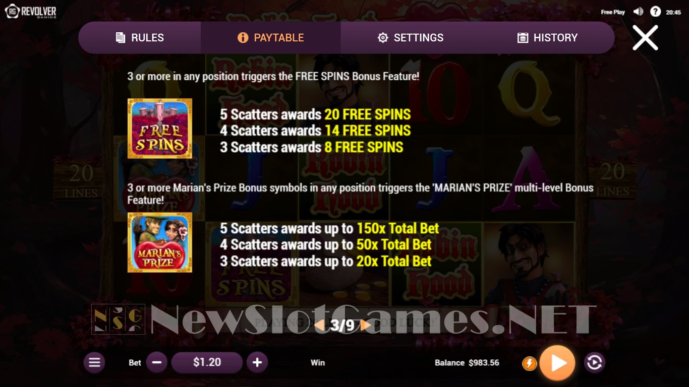 Robin Hood Valentine Slot Slot Image in Demo - pic. 8