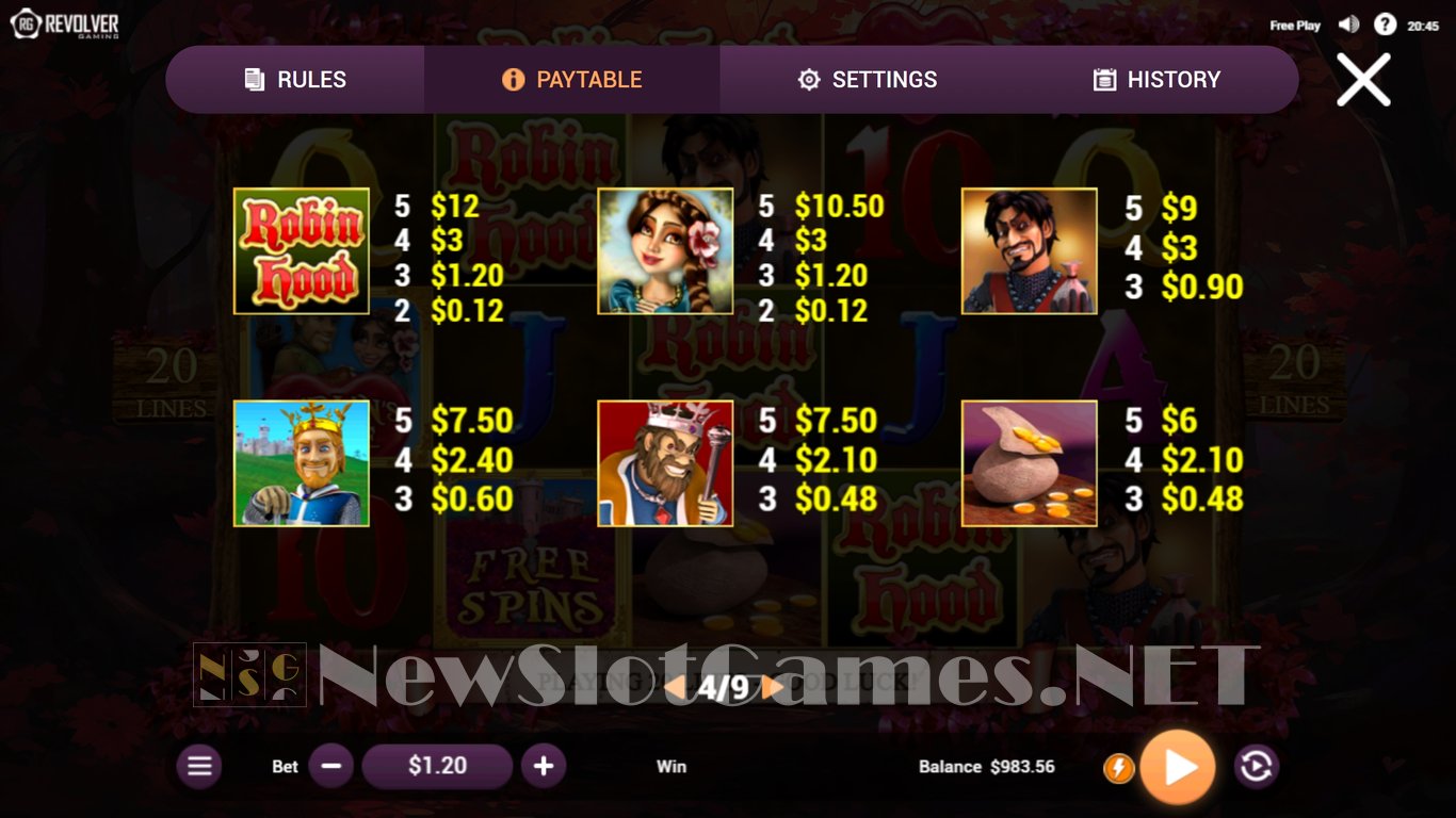 Robin Hood Valentine Slot Slot Image in Demo - pic. 9