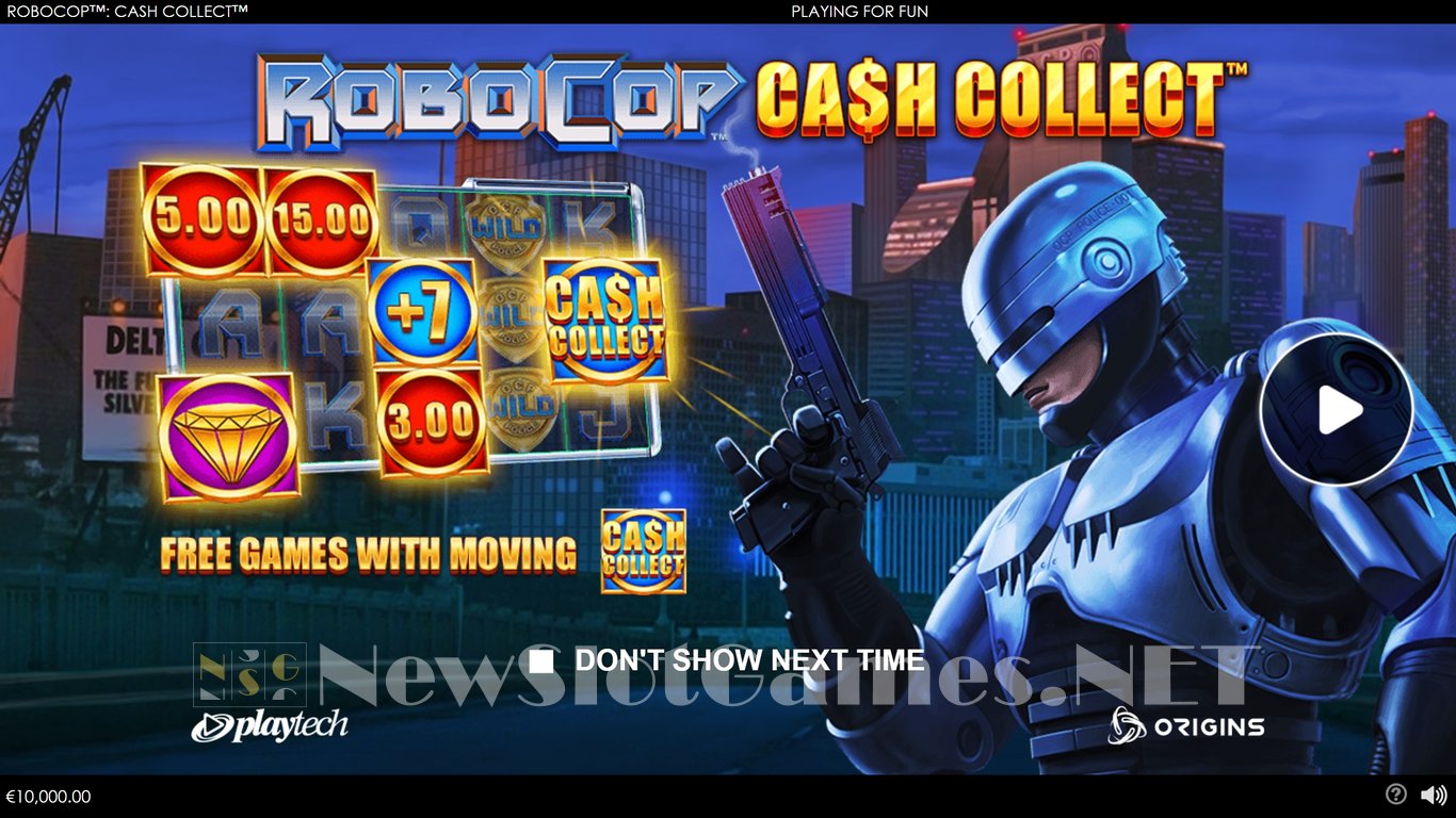 Robocop Cash Collect Slot Demo Image