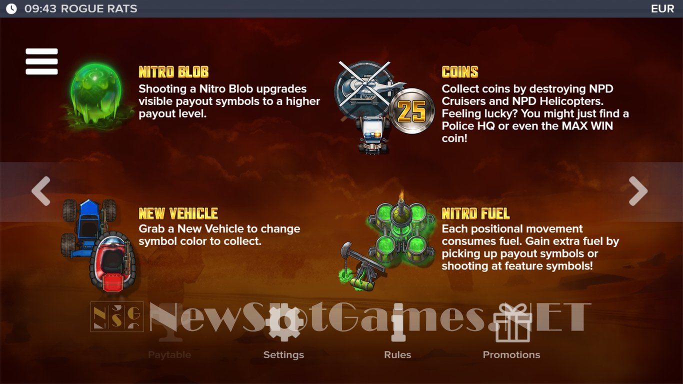 Rogue Rats of Nitropolis Slot Slot Image in Demo - pic. 9