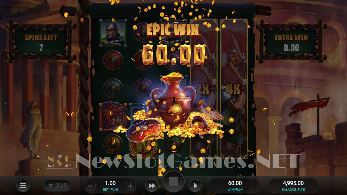 Roman Rivals Blood and Sand Slot Slot Image in Demo - pic. 7