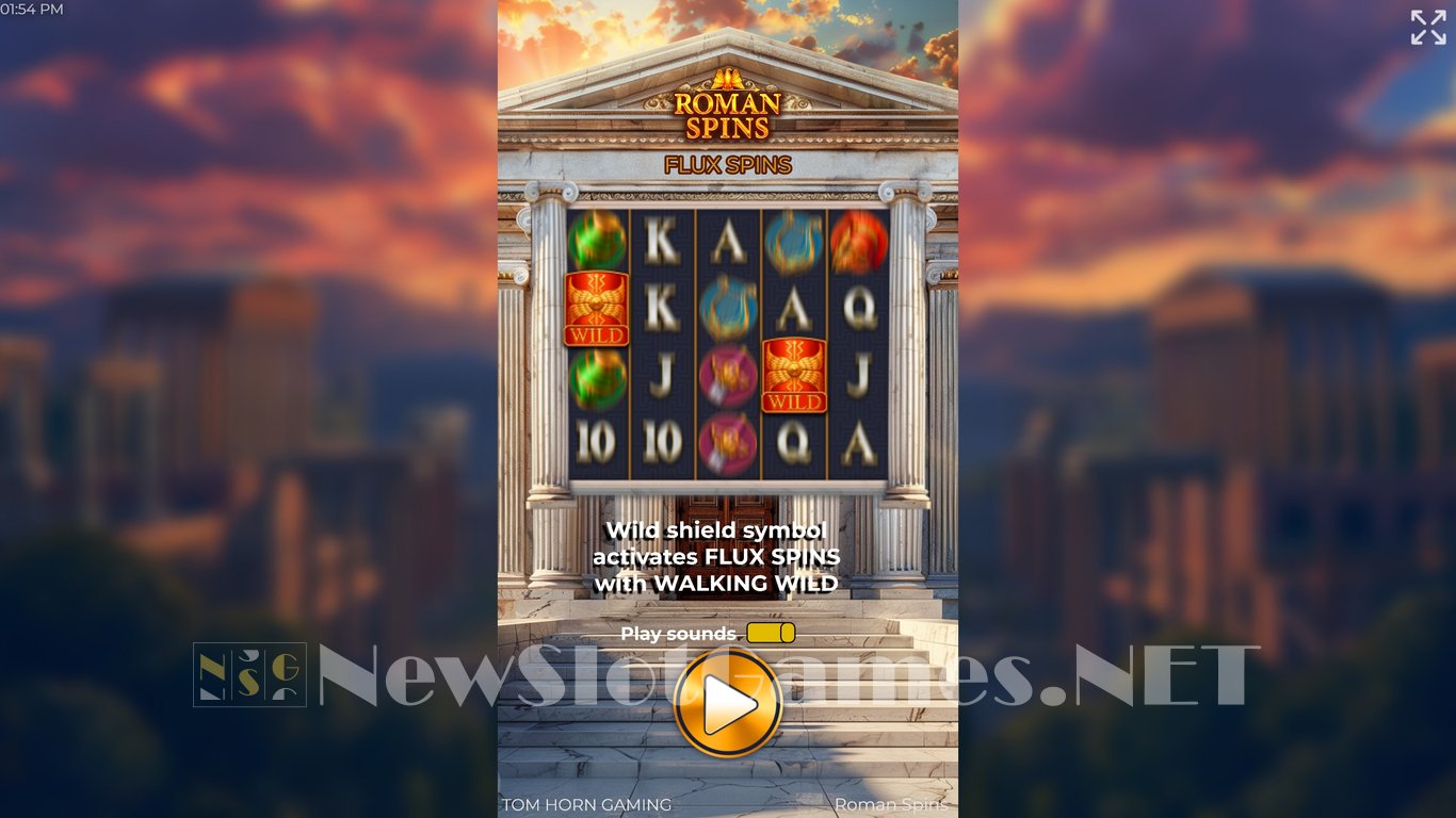 Roman Spins Slot Demo Image