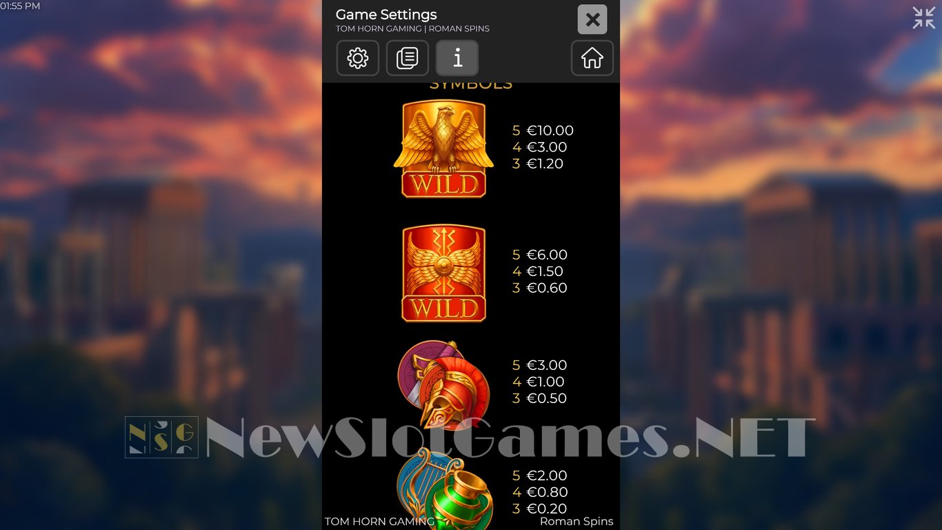 Roman Spins Slot Slot Image in Demo - pic. 8