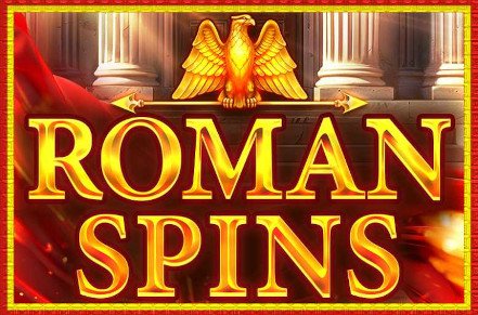 Roman Spins Slot Logo