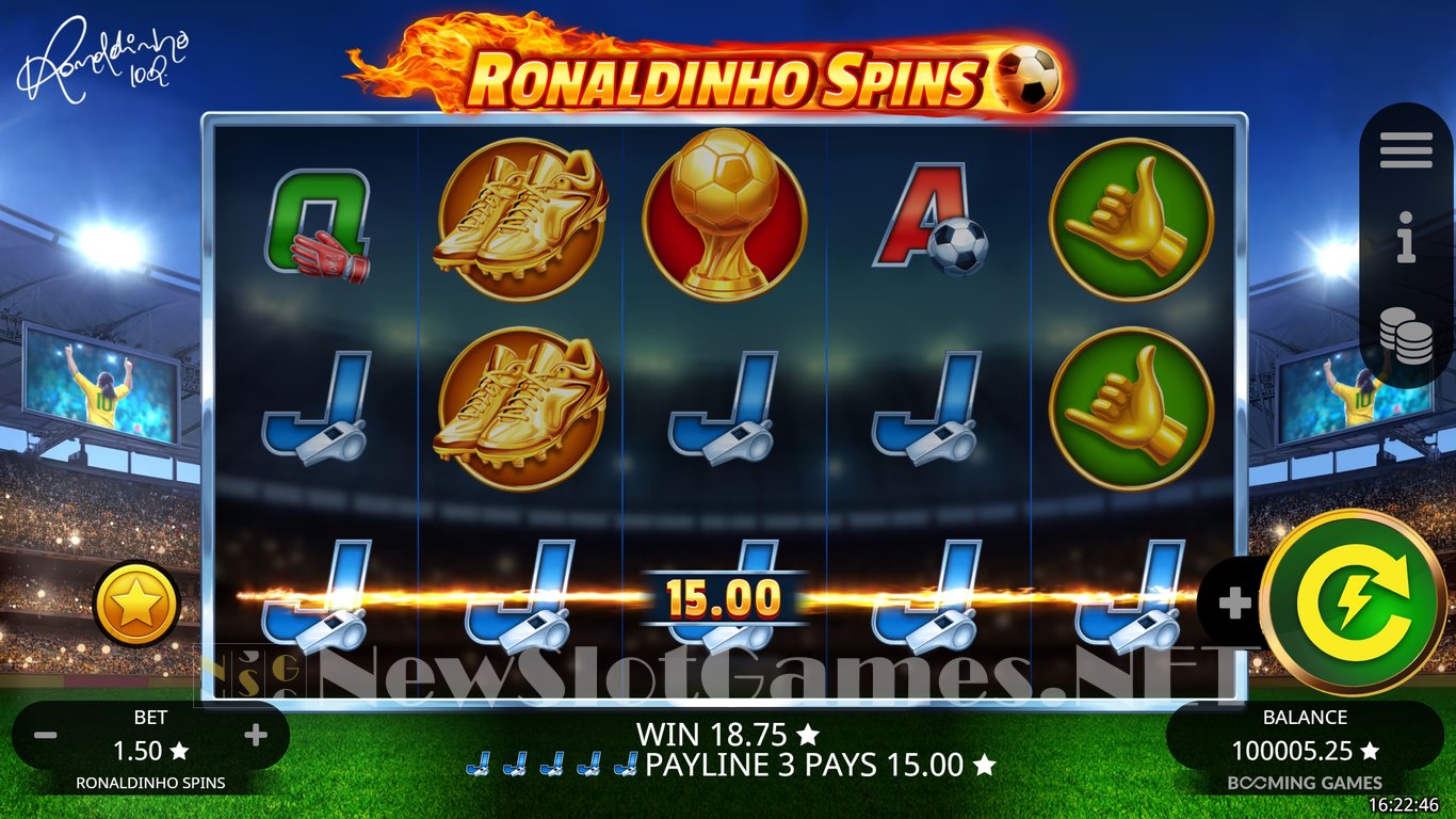 Ronaldinho Spins Slot Slot Image in Demo - pic. 5