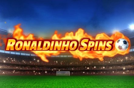 Ronaldinho Spins Slot Logo