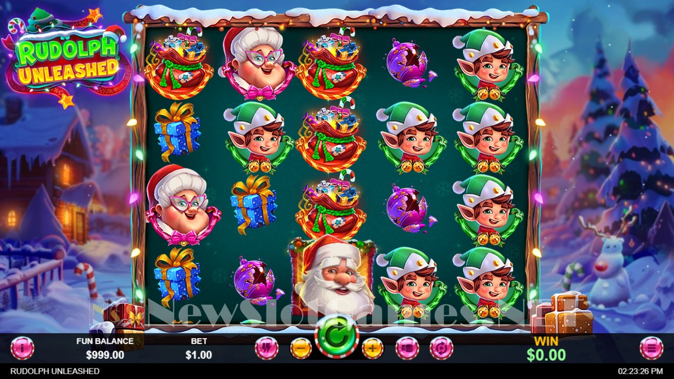 Rudolph Unleashed Slot Demo Image