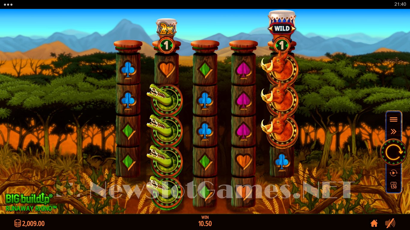 Runaway Rhino Slot Demo Image