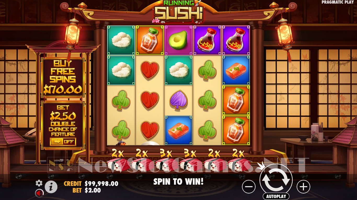 Running Sushi Slot Demo Image