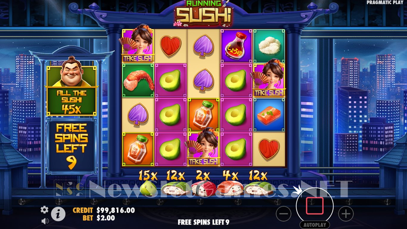 Running Sushi Slot Slot Image in Demo - pic. 8