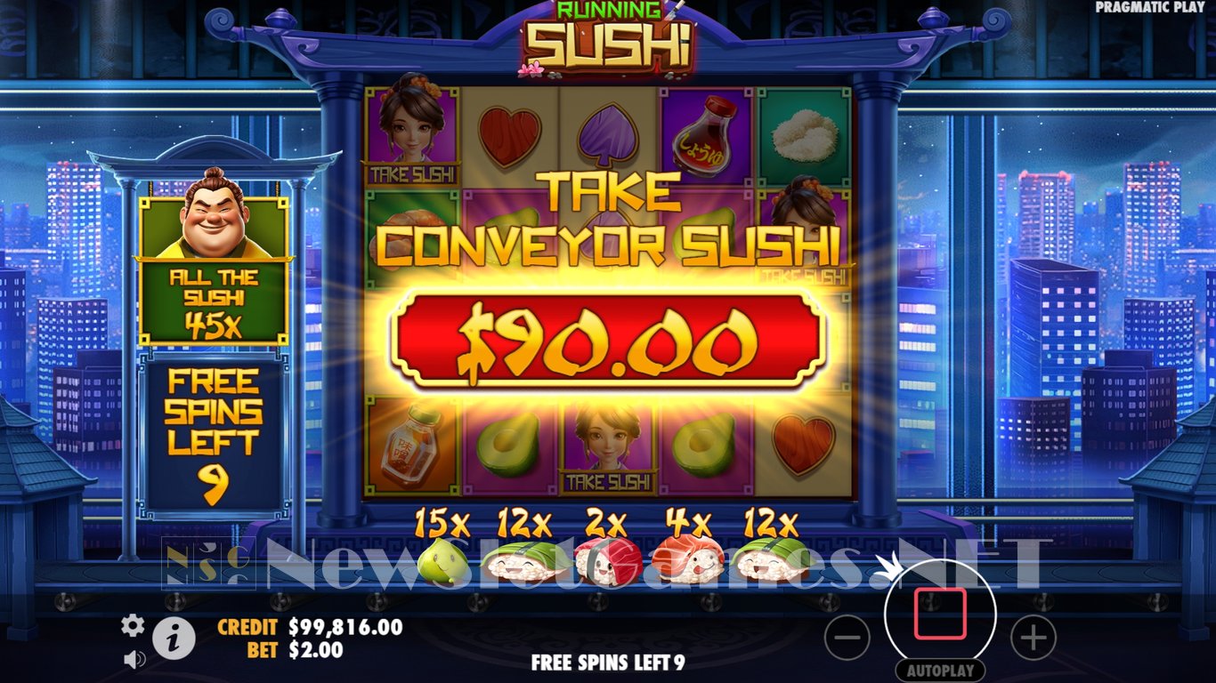 Running Sushi Slot Slot Image in Demo - pic. 9