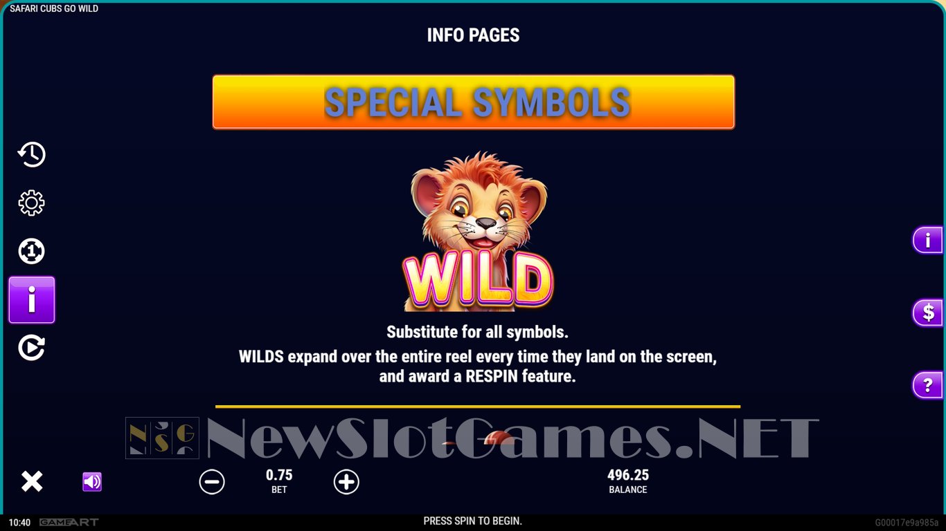 Safari Cubs Go Wild Slot Slot Image in Demo - pic. 12