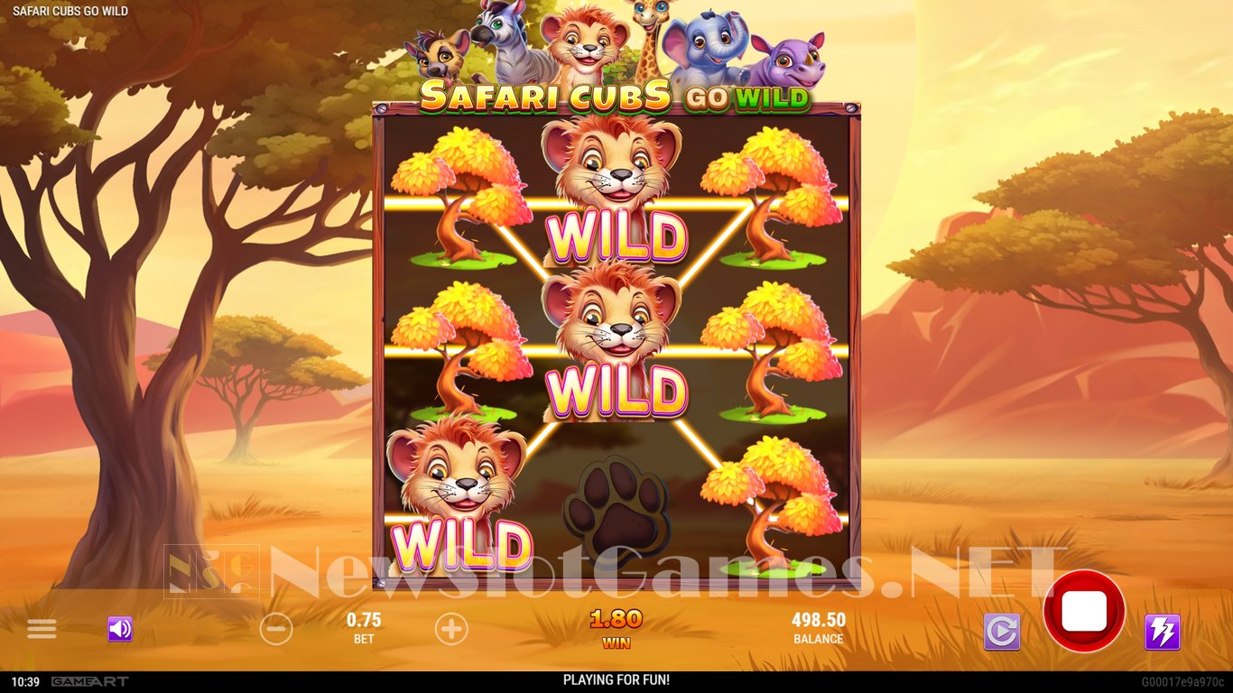Safari Cubs Go Wild Slot Slot Image in Demo - pic. 3