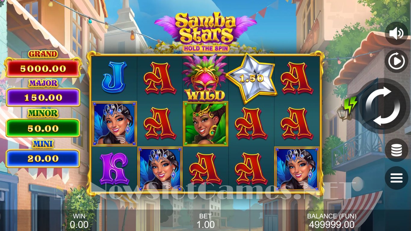 Samba Stars Hold the Spin Slot Demo Image