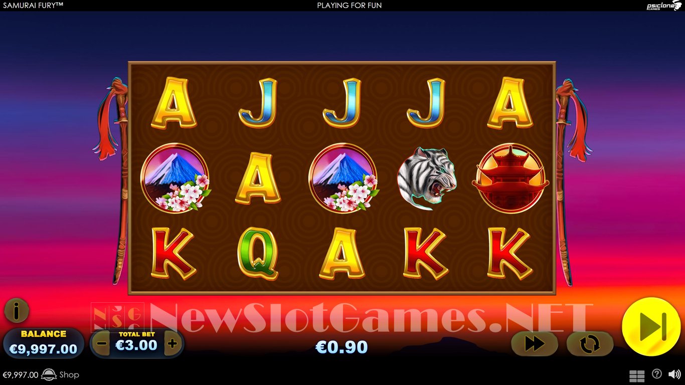 Samurai Fury Slot Demo Image