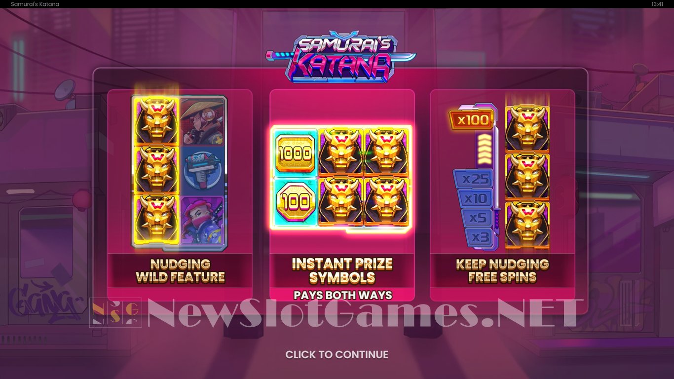 Samurais Katana Slot Demo Image