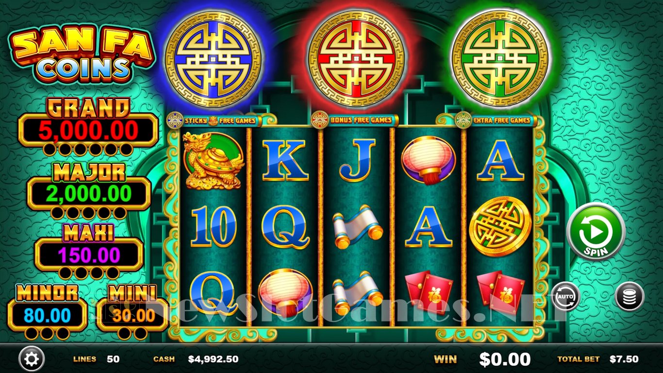 San Fa Coins Slot Demo Image