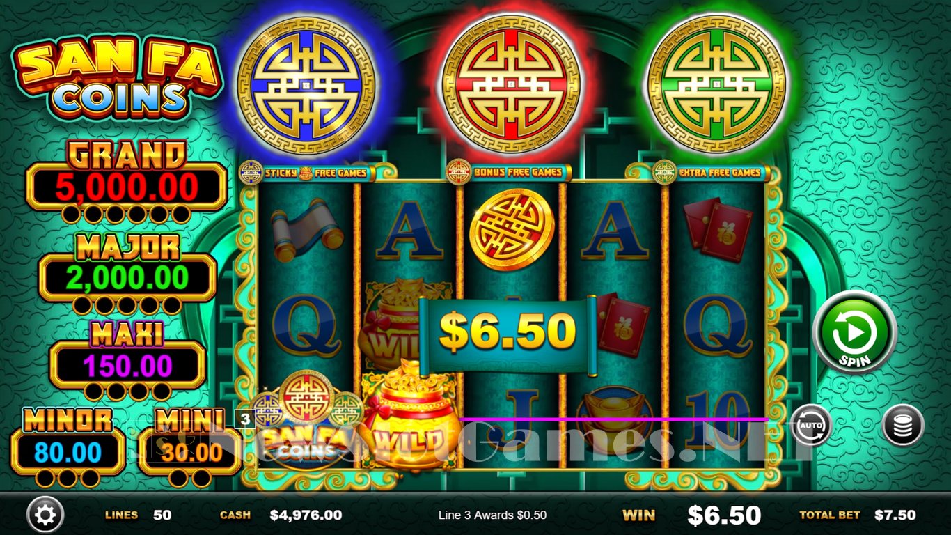 San Fa Coins Slot Slot Image in Demo - pic. 6