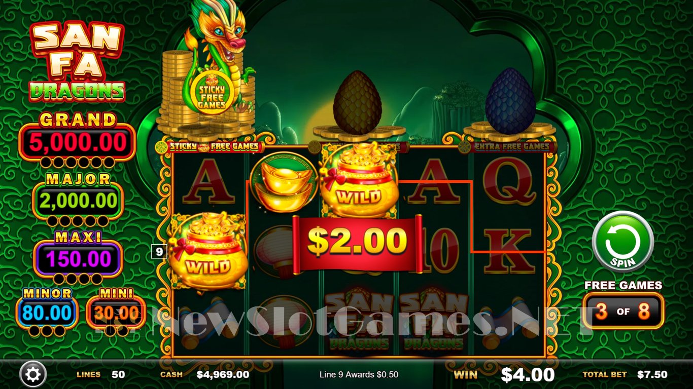 San Fa Dragons Slot Slot Image in Demo - pic. 10