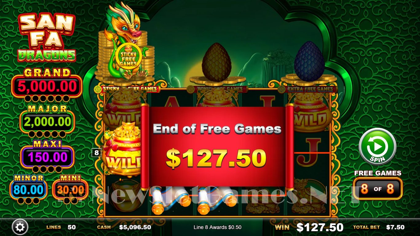 San Fa Dragons Slot Slot Image in Demo - pic. 11