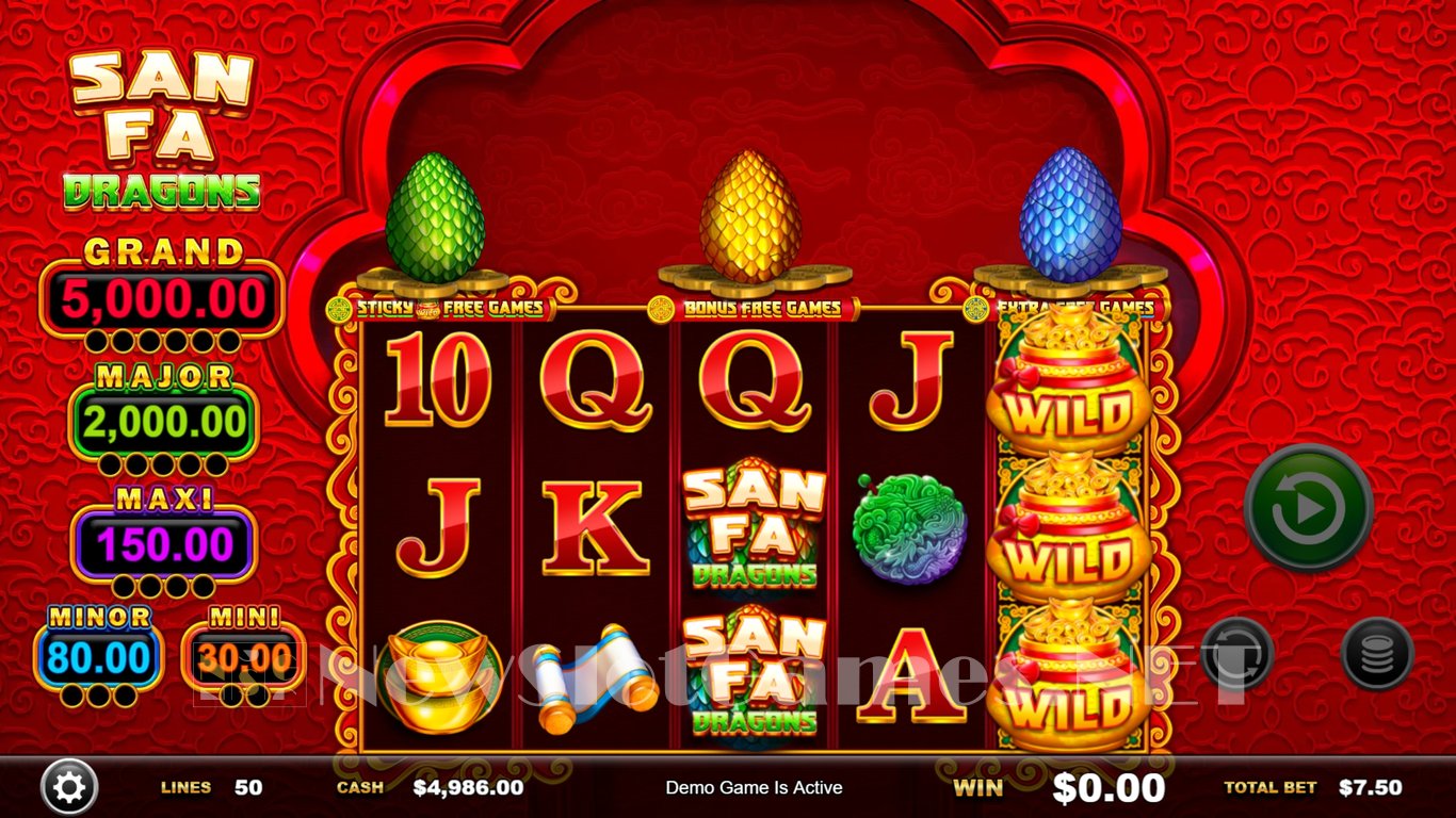 San Fa Dragons Slot Slot Image in Demo - pic. 2