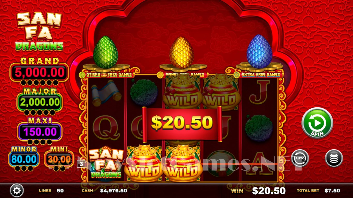San Fa Dragons Slot Slot Image in Demo - pic. 3