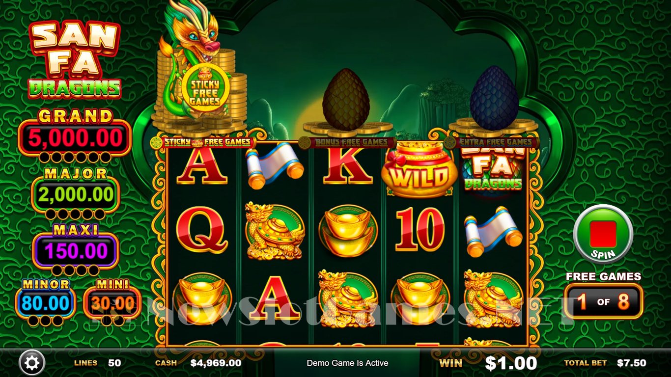 San Fa Dragons Slot Slot Image in Demo - pic. 8