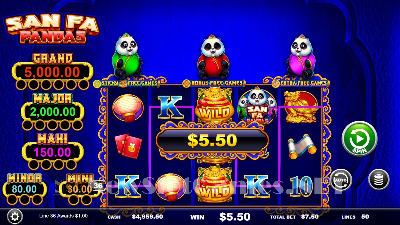 San Fa Pandas Slot Slot Image in Demo - pic. 7