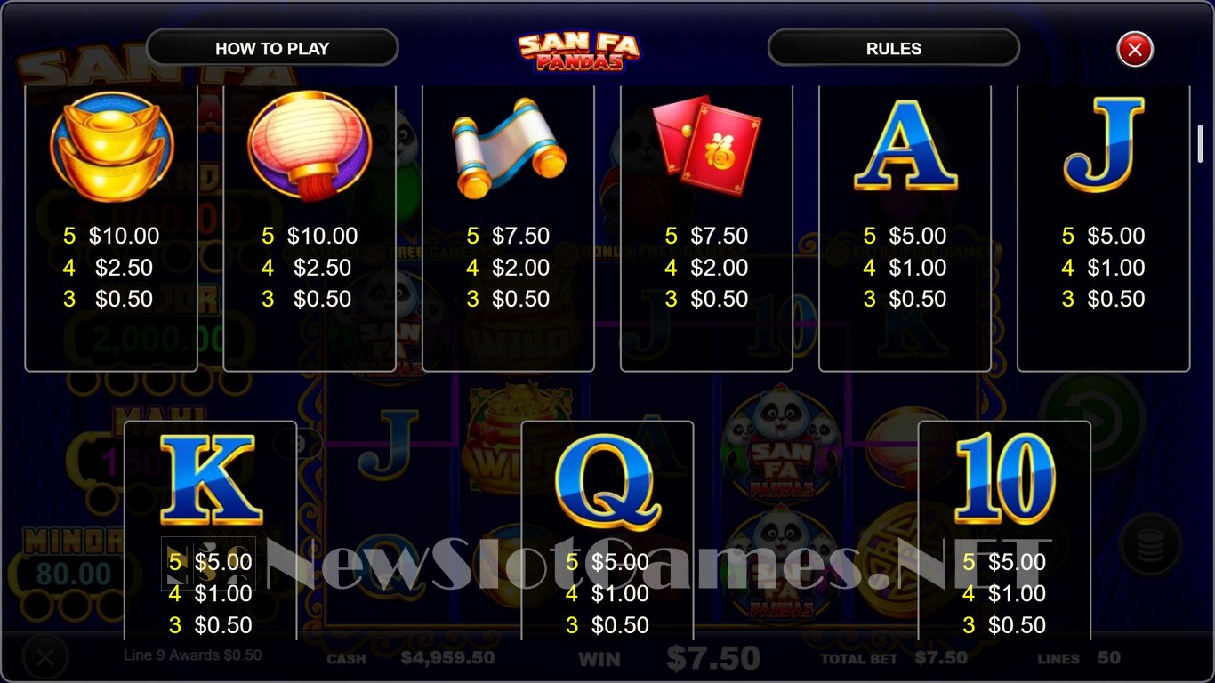 San Fa Pandas Slot Slot Image in Demo - pic. 9