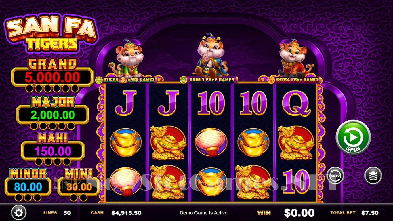 San Fa Tigers Slot Slot Image in Demo - pic. 10