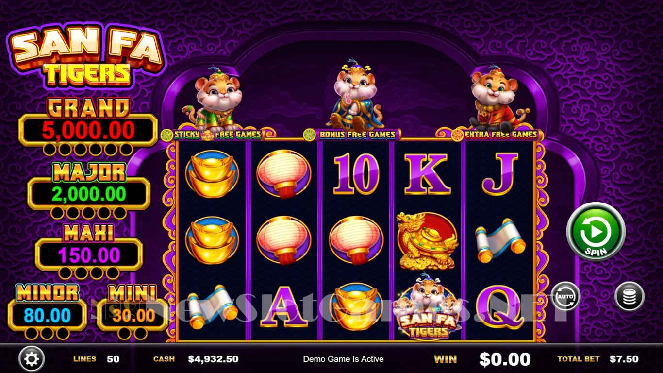 San Fa Tigers Slot Slot Image in Demo - pic. 8