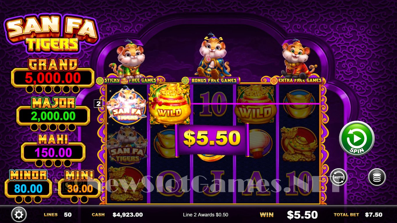San Fa Tigers Slot Slot Image in Demo - pic. 9