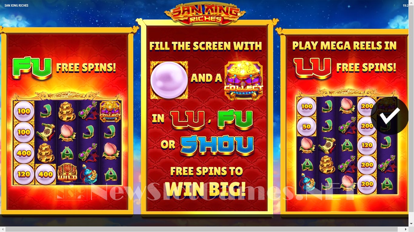 San Xing Riches Slot Demo Image