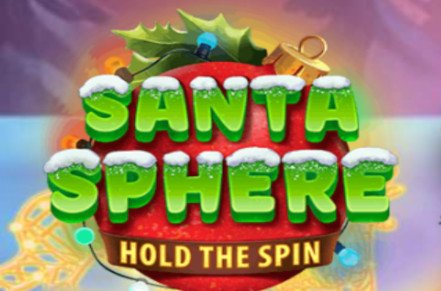 Santa Sphere Hold the Spin Slot Logo
