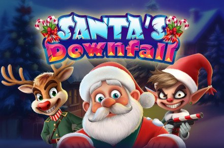 Santas Downfall Slot Logo
