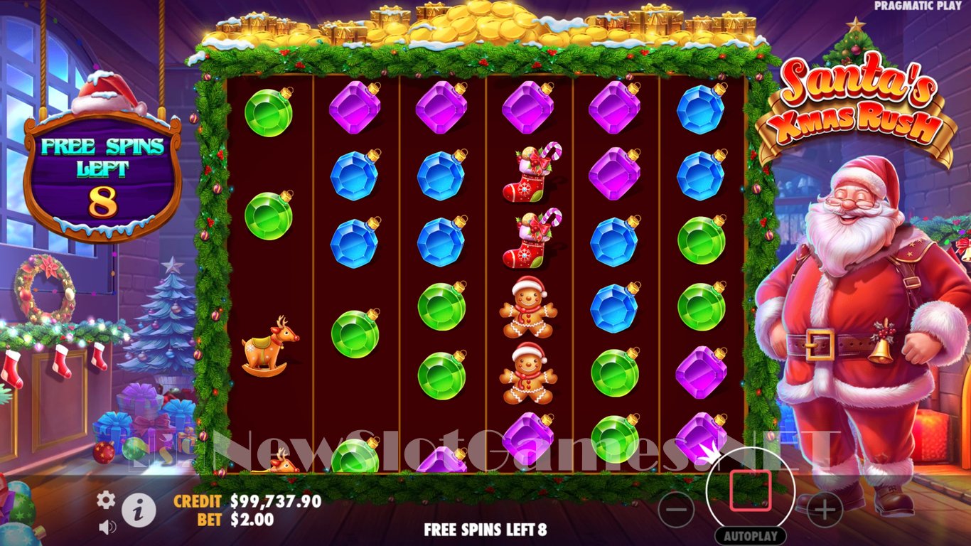 Santas Xmas Rush Slot Slot Image in Demo - pic. 10