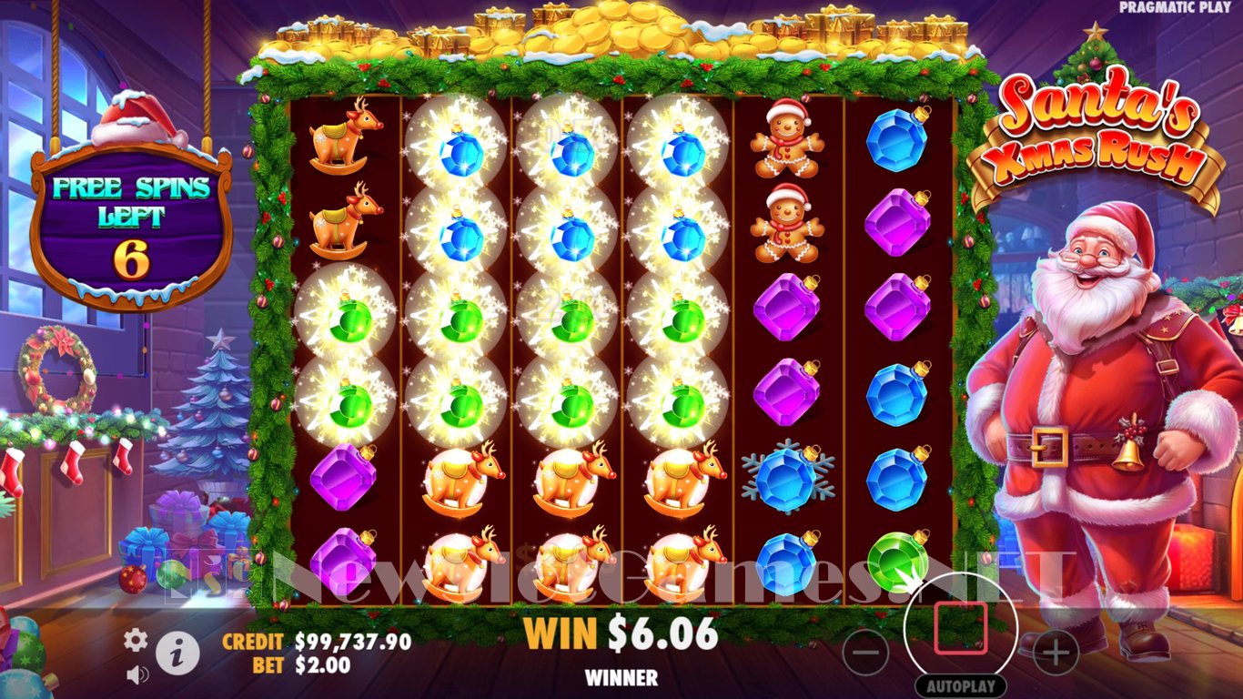 Santas Xmas Rush Slot Slot Image in Demo - pic. 12