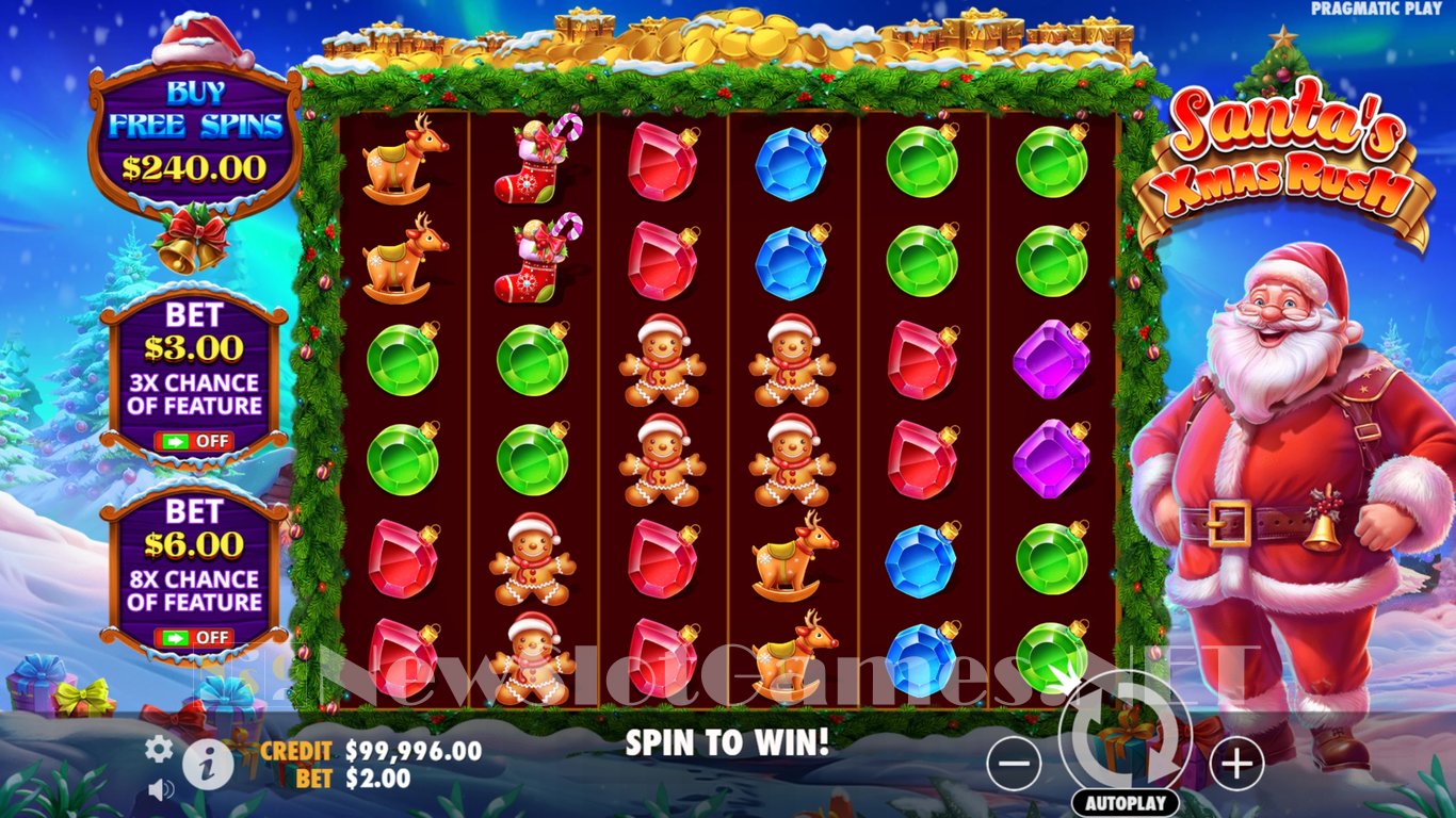 Santas Xmas Rush Slot Slot Image in Demo - pic. 2