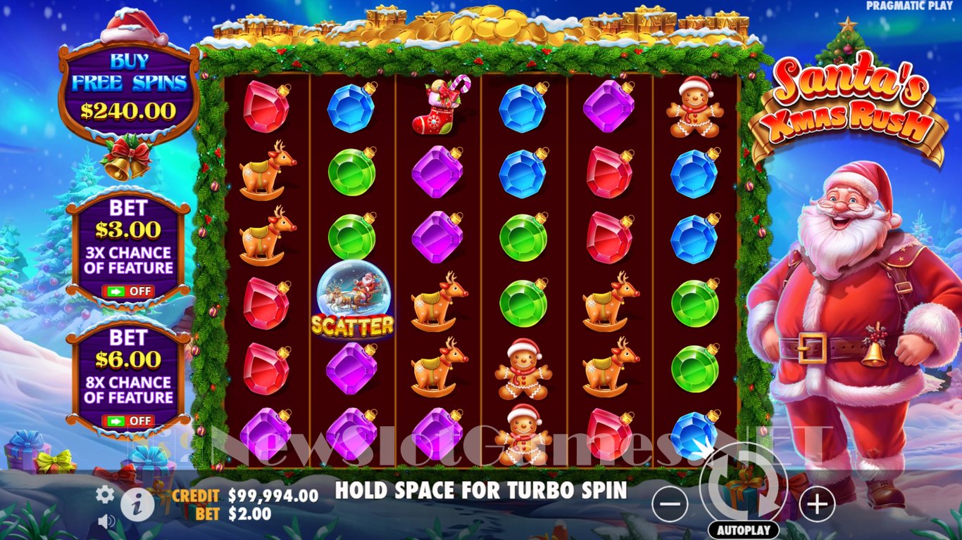 Santas Xmas Rush Slot Slot Image in Demo - pic. 3