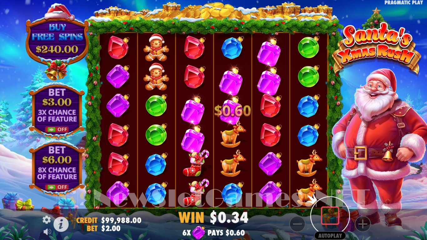 Santas Xmas Rush Slot Slot Image in Demo - pic. 4