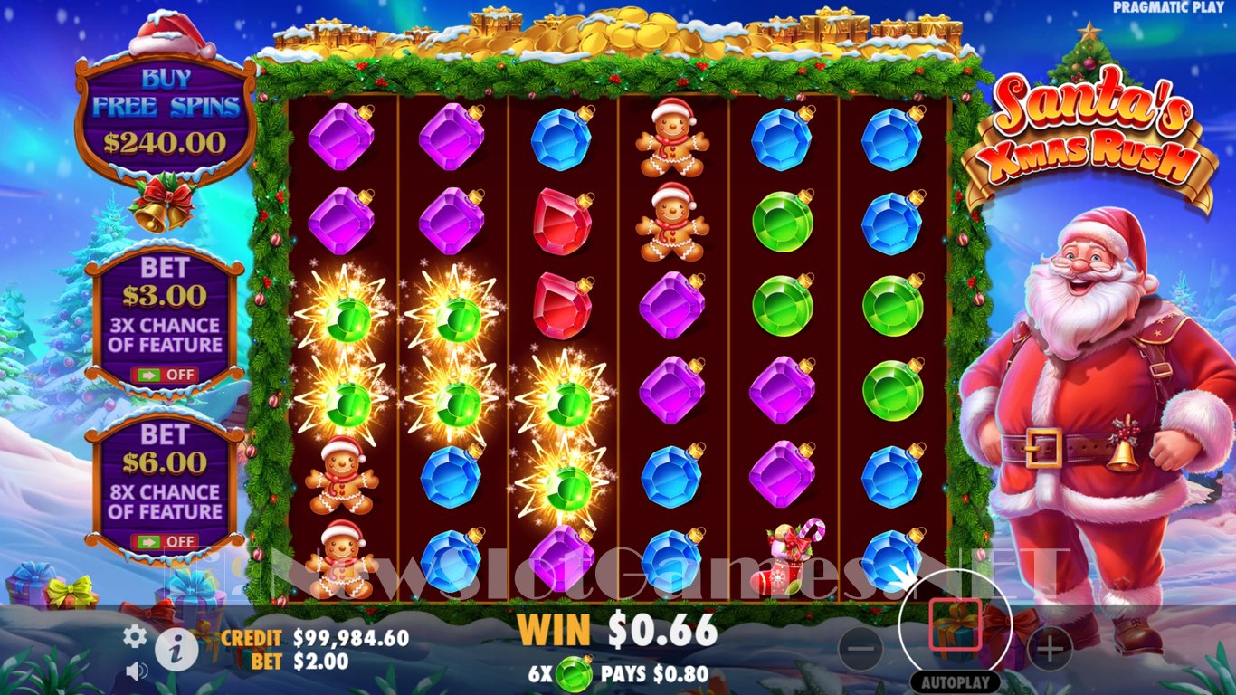 Santas Xmas Rush Slot Slot Image in Demo - pic. 5