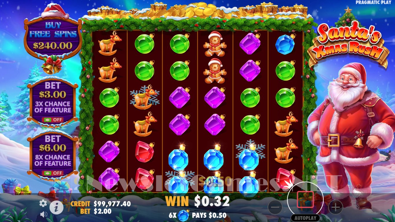 Santas Xmas Rush Slot Slot Image in Demo - pic. 6