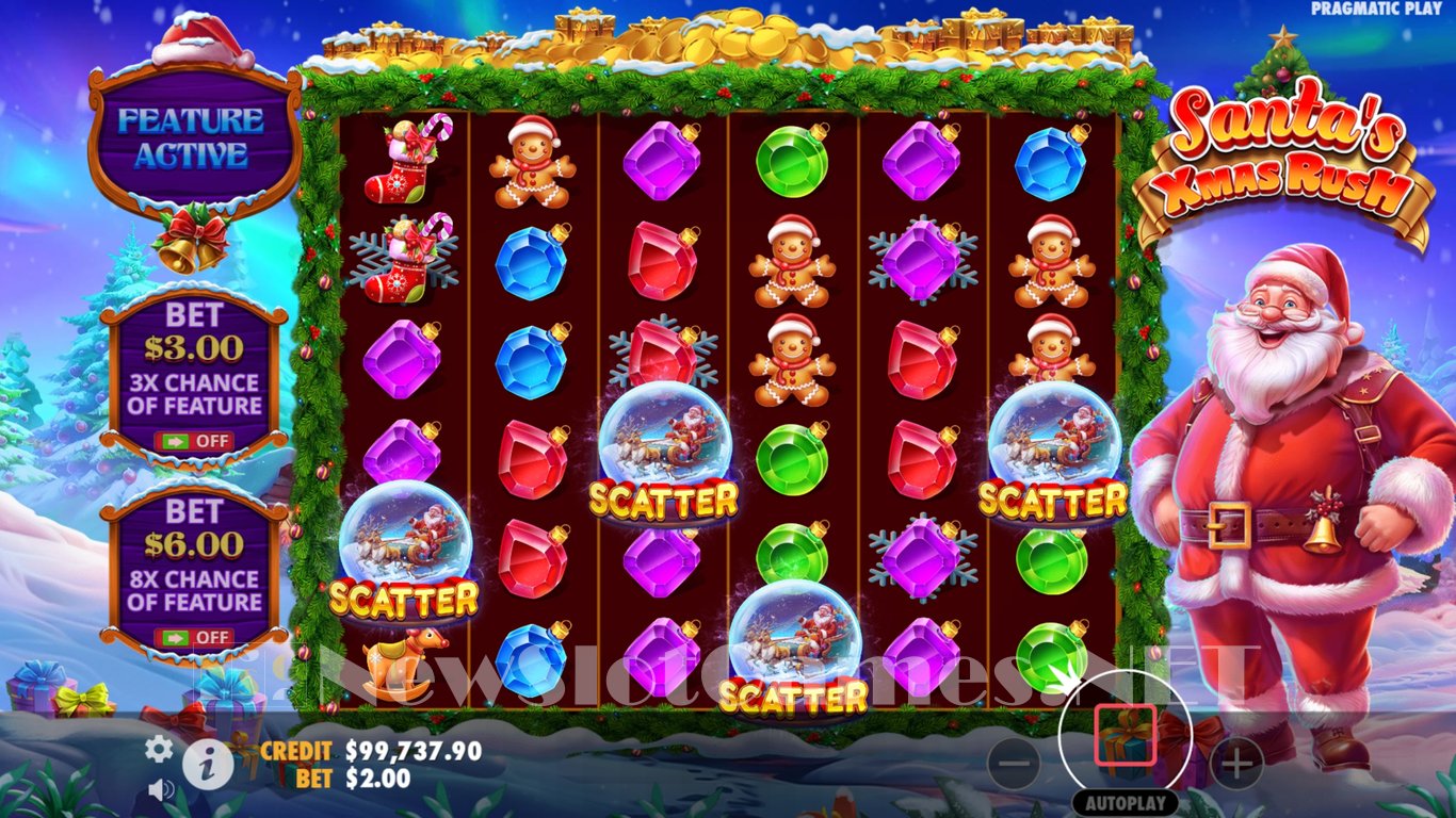 Santas Xmas Rush Slot Slot Image in Demo - pic. 8